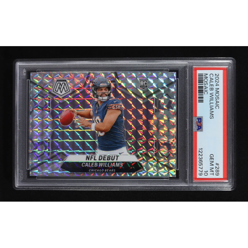 Caleb Williams 2024 Panini Mosaic Mosaic #289 DEB RC (PSA 10) at PristineAuction.com