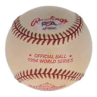 Nolan Ryan Signed 1994 World Series Logo Baseball (PSA) at PristineAuction.com Nolan Ryan Signed 1994 World Series Logo Baseball (PSA) at PristineAuction.com