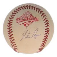 Nolan Ryan Signed 1994 World Series Logo Baseball (PSA) at PristineAuction.com