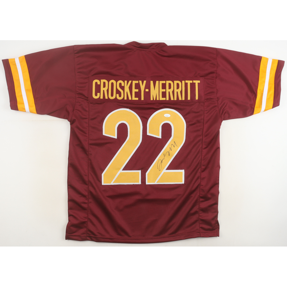 Jacory Croskey-Merritt Signed Jersey (JSA) at PristineAuction.com