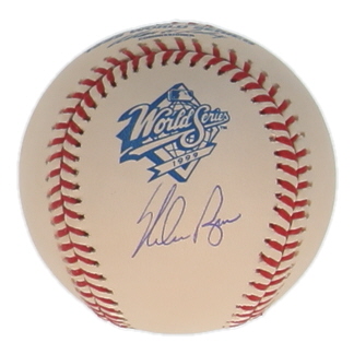 Nolan Ryan Signed 1999 World Series Logo Baseball (PSA) at PristineAuction.com Nolan Ryan Signed 1999 World Series Logo Baseball (PSA) at PristineAuction.com