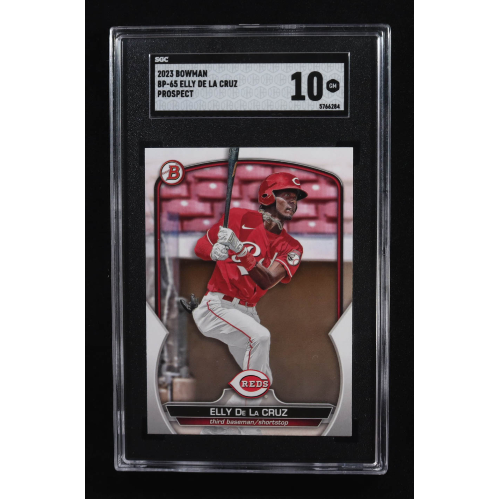 Elly De La Cruz 2023 Bowman Prospects #BP65 RC (SGC 10) at PristineAuction.com