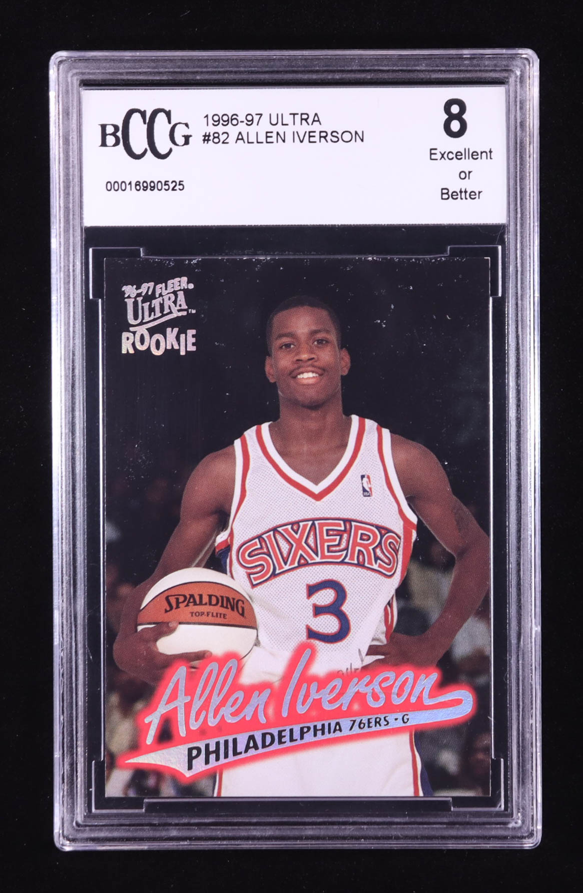 Allen Iverson 1996-97 Ultra #82 RC (BCCG 8) at PristineAuction.com Allen Iverson 1996-97 Ultra #82 RC (BCCG 8) at PristineAuction.com