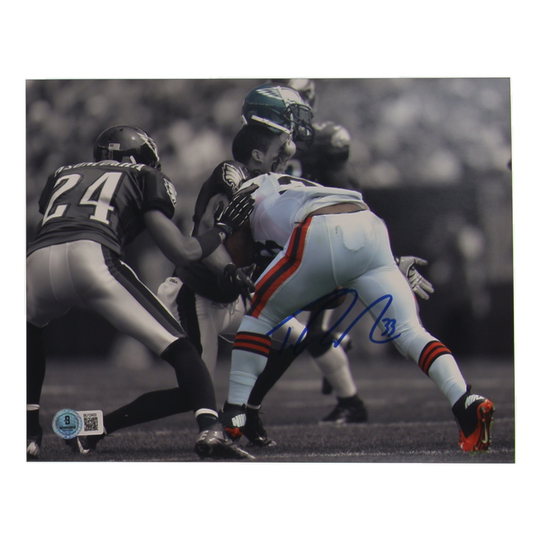 Trent Richardson Signed Browns 8x10 Photo (Beckett) at PristineAuction.com Trent Richardson Signed Browns 8x10 Photo (Beckett) at PristineAuction.com