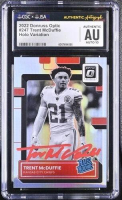 Trent McDuffie Signed 2022 Donruss Optic Holo Variation RR #247 RC (CGC | Auto 10) at PristineAuction.com