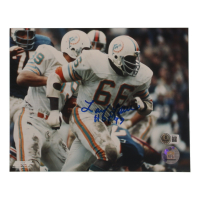 Larry Little Signed Dolphins 8x10 Photo Inscribe "HOF 93" (Beckett) at PristineAuction.com
