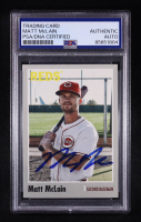 Matt McLain Signed 2024 Topps Archives #168 (PSA) at PristineAuction.com