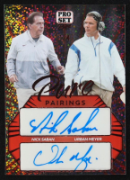 Nick Saban / Urban Meyer 2024 Leaf Pro Set Pure Pairings Holo PP-19 #1/4 at PristineAuction.com