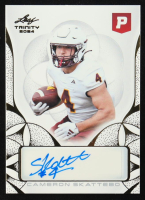 Cameron Skattebo 2024 Leaf Trinity Pristine Auction Promo #BA-C51 RC at PristineAuction.com