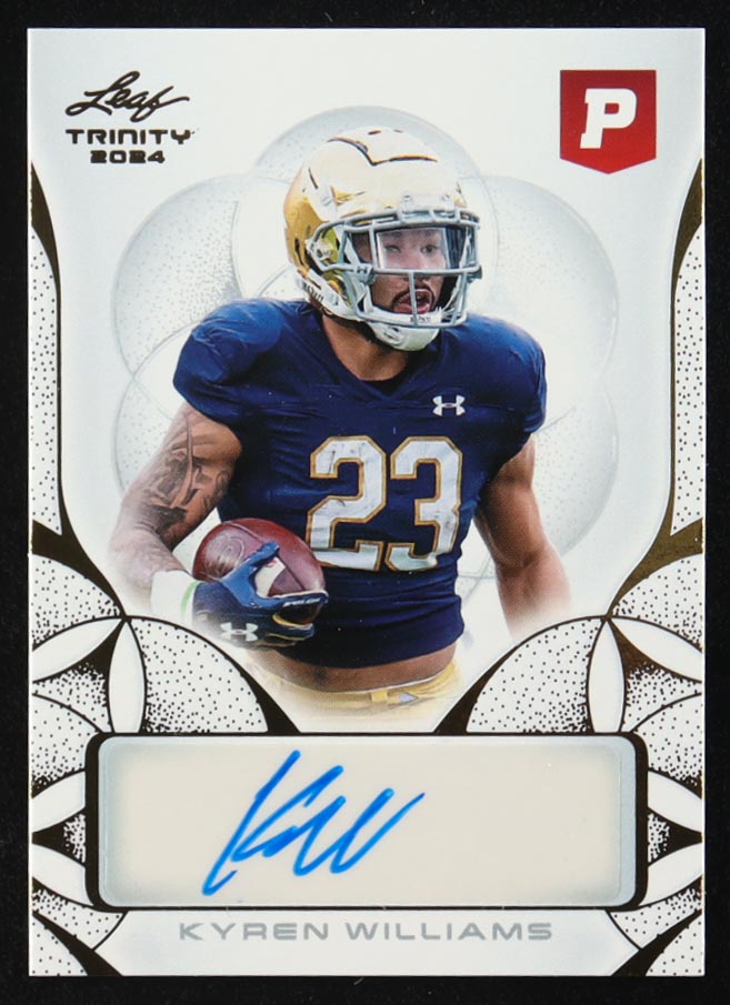 Kyren Williams 2024 Leaf Trinity Pristine Auction Promo #BA-KW2 RC at PristineAuction.com Kyren Williams 2024 Leaf Trinity Pristine Auction Promo #BA-KW2 RC at PristineAuction.com