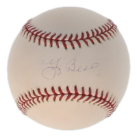 Yogi Berra Signed OML Baseball (PSA) at PristineAuction.com