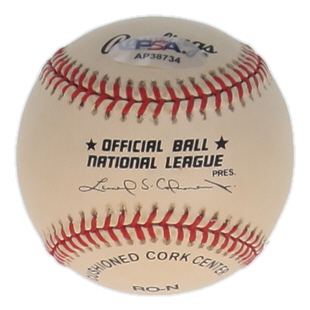 Ralph Branca & Bobby Thomson Signed ONL Baseball (PSA) at PristineAuction.com Ralph Branca & Bobby Thomson Signed ONL Baseball (PSA) at PristineAuction.com
