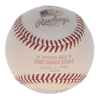 CC Sabathia Signed 2009 World Series Logo Baseball (MLB & Fanatics) at PristineAuction.com CC Sabathia Signed 2009 World Series Logo Baseball (MLB & Fanatics) at PristineAuction.com