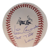 Vince Coleman Signed OML Cardinals Logo Baseball Inscribed "For the Lou" (Beckett) at PristineAuction.com