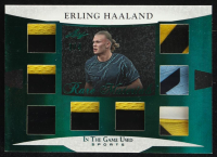 Erling Haaland 2024 ITG Used Rare Materials Octo Swatch #RM-7 #3/4 at PristineAuction.com