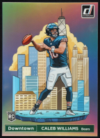 Caleb Williams 2024 Panini Donruss Prizm Dowtown #21 RC at PristineAuction.com