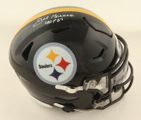 Joe Greene Signed Steelers Mid-Size SpeedFlex Helmet Inscribed "HOF 87" (Beckett) at PristineAuction.com