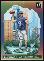 J.J. McCarthy 2024 Panini Donruss Prizm Dowtown #11 RC at PristineAuction.com