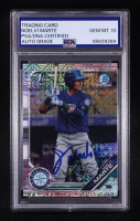 Noelvi Marte Signed 2019 Bowman Chrome Mega Box Prospects Refractors #BCP97 RC (PSA | Auto 10) at PristineAuction.com