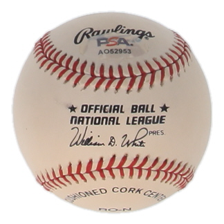 Willie Mays Signed OML Baseball (PSA) (See Description) at PristineAuction.com Willie Mays Signed OML Baseball (PSA) (See Description) at PristineAuction.com