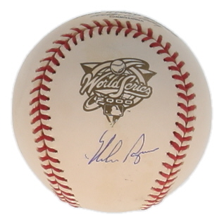 Nolan Ryan Signed 2000 World Series Logo Baseball (PSA) at PristineAuction.com Nolan Ryan Signed 2000 World Series Logo Baseball (PSA) at PristineAuction.com