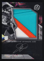 Jaylen Wright 2024 Topps Resurgence Resurgence Rookie Patch Autographs Electron #RPAJW #01/14 RC at PristineAuction.com