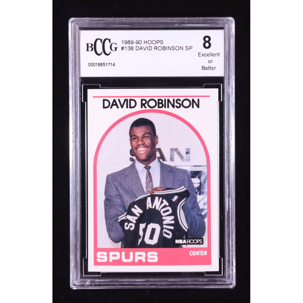 David Robinson 1989-90 Hoops #138 SP RC (BCCG 8) at PristineAuction.com