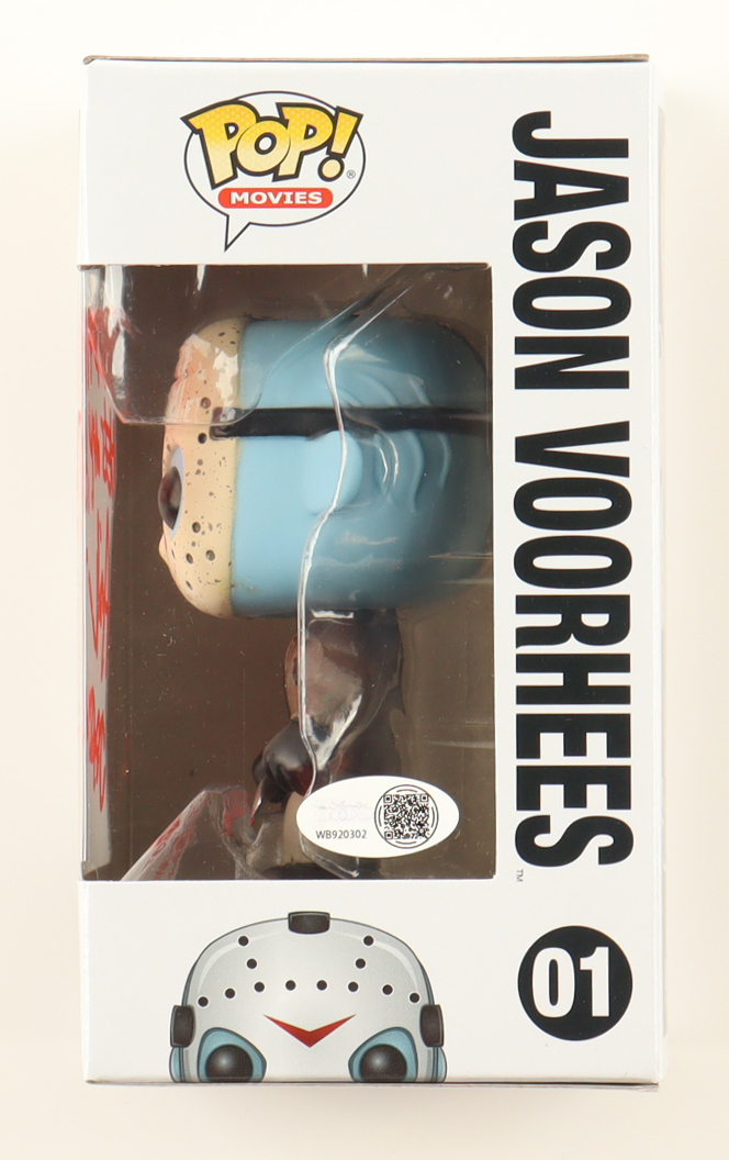 Ari Lehman Signed "Friday the 13th" #01 Jason Voorhees Funko Pop! Vinyl Figure Inscribed "F*** Freddy He's My B****!" & "Jason 1" (JSA) at PristineAuction.com Ari Lehman Signed "Friday the 13th" #01 Jason Voorhees Funko Pop! Vinyl Figure Inscribed "F*** Freddy He's My B****!" & "Jason 1" (JSA) at PristineAuction.com