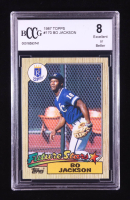 Bo Jackson 1987 Topps #170 RC (BCCG 8) at PristineAuction.com
