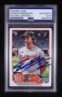 Gunnar Henderson Signed 2023 Topps Update Series #US18 RC (PSA) at PristineAuction.com