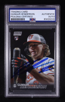 Gunnar Henderson Signed 2023 Stadium Club #19 RC (PSA) at PristineAuction.com