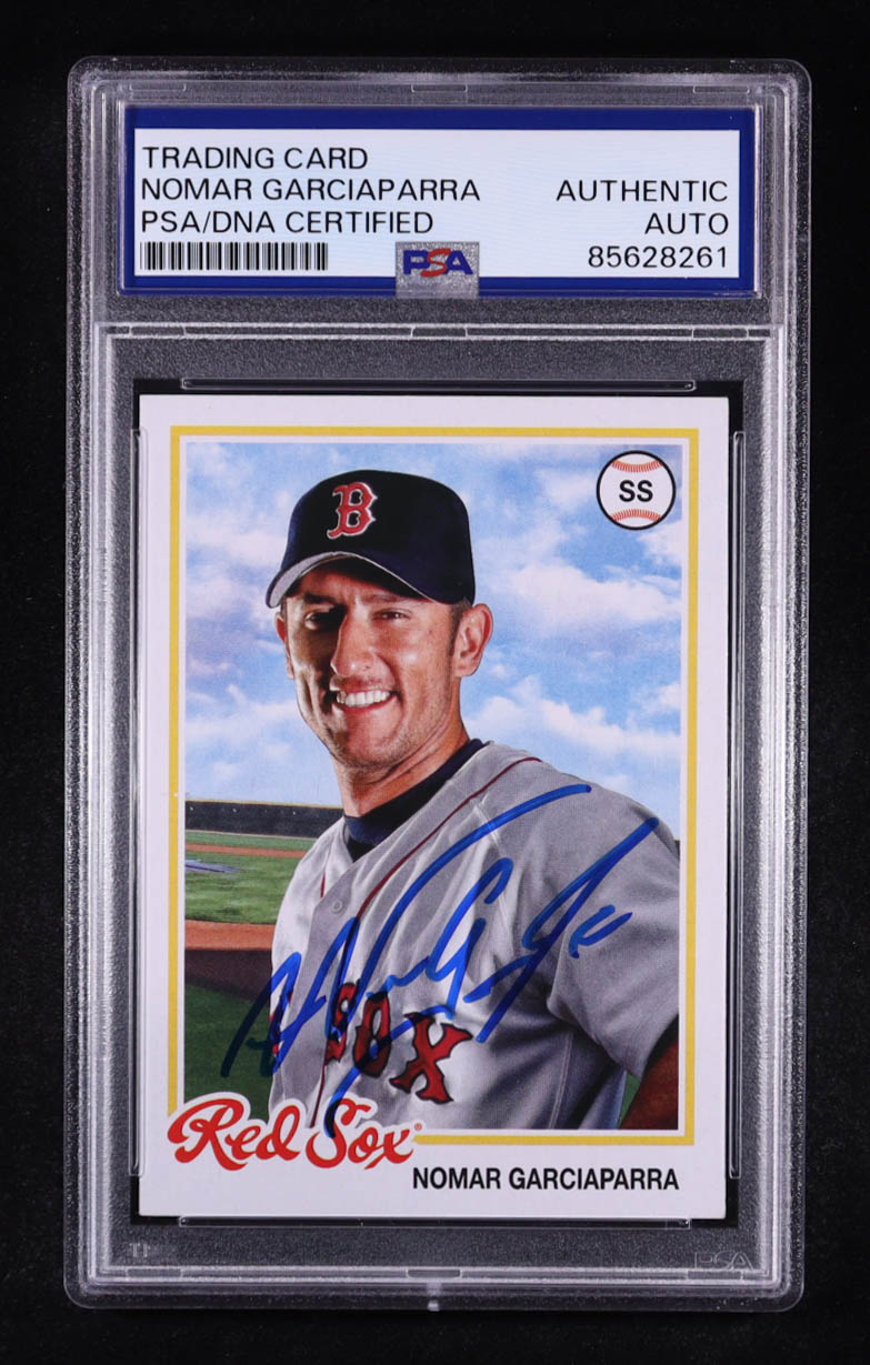 Nomar Garciaparra Signed 2022 Topps Archives #170 (PSA) at PristineAuction.com Nomar Garciaparra Signed 2022 Topps Archives #170 (PSA) at PristineAuction.com