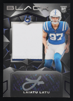 Laiatu Latu 2024 Panini Black Royal JSY AU #229 #123/150 at PristineAuction.com