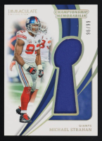 Michael Strahan 2024 Immaculate Collection Championship Memorabilia #25 #96/99 at PristineAuction.com