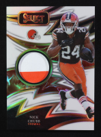 Nick Chubb 2024 Panini Select Sparks White #S-NCB #49/75 at PristineAuction.com