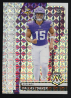 Dallas Turner 2024 Panini Mosaic Introductions Mosaic White #9 #21/25 RC at PristineAuction.com
