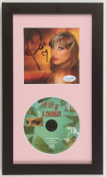 Taylor Swift Signed "The Life of a Showgirl" Custom Framed CD Insert Display (AutographCOA) at PristineAuction.com