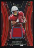 Trey Benson 2024 Select Draft Selections Memorabilia Prizm Red #22 RC at PristineAuction.com