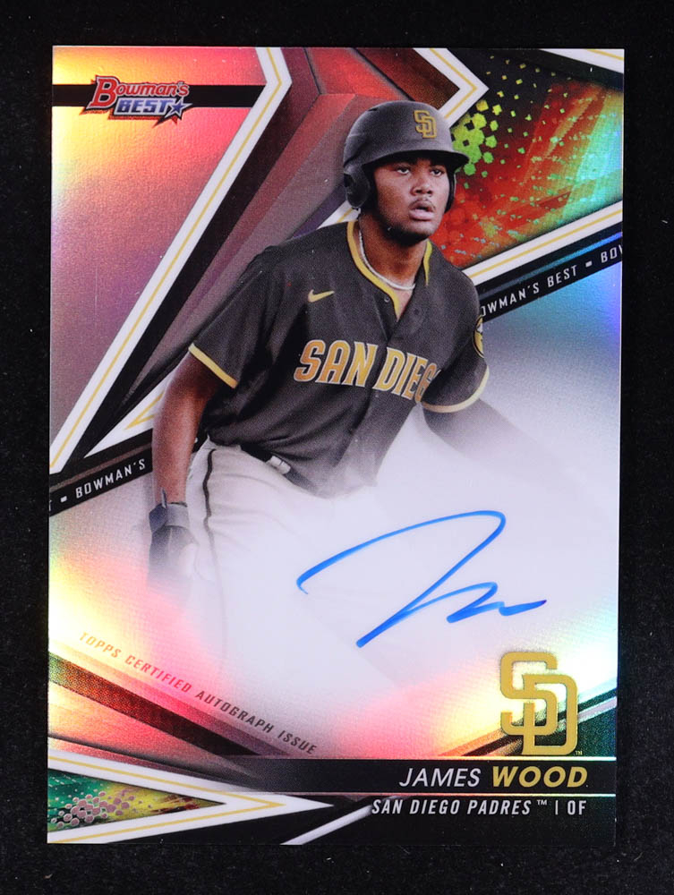 James Wood 2022 Bowman's Best Best of '22 Autographs Refractors #B22JW RC