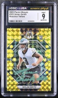 Nolan Smith Signed 2023 Panini Mosaic Reactive Yellow #353 RC (CGC 9 | Auto 10) at PristineAuction.com