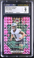Nolan Smith Signed 2023 Panini Mosaic Camo Pink #353 RC (CGC 9 | Auto 10) at PristineAuction.com