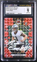 Nolan Smith Signed 2023 Panini Mosaic Camo Red #353 RC (CGC 9 | Auto 10) at PristineAuction.com