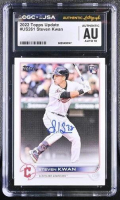 Steven Kwan Signed 2022 Topps Update #US261 RC (CGC | Auto 10) at PristineAuction.com