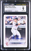 Steven Kwan Signed 2022 Topps Update #US261 RC (CGC 9 | Auto 10) at PristineAuction.com