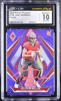 Jalen McMillan Signed 2024 Panini Phoenix Purple #189 (CGC 10 | Auto 10) at PristineAuction.com