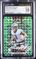 Nolan Smith Signed 2023 Panini Mosaic Green #353 RC (CGC 10 | Auto 10) at PristineAuction.com