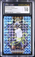 Devon Witherspoon Signed 2023 Panini Mosaic Reactive Blue #313 RC (CGC 10) at PristineAuction.com