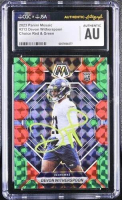 Devon Witherspoon Signed 2023 Panini Mosaic Choice Red & Green #313 RC (CGC) at PristineAuction.com