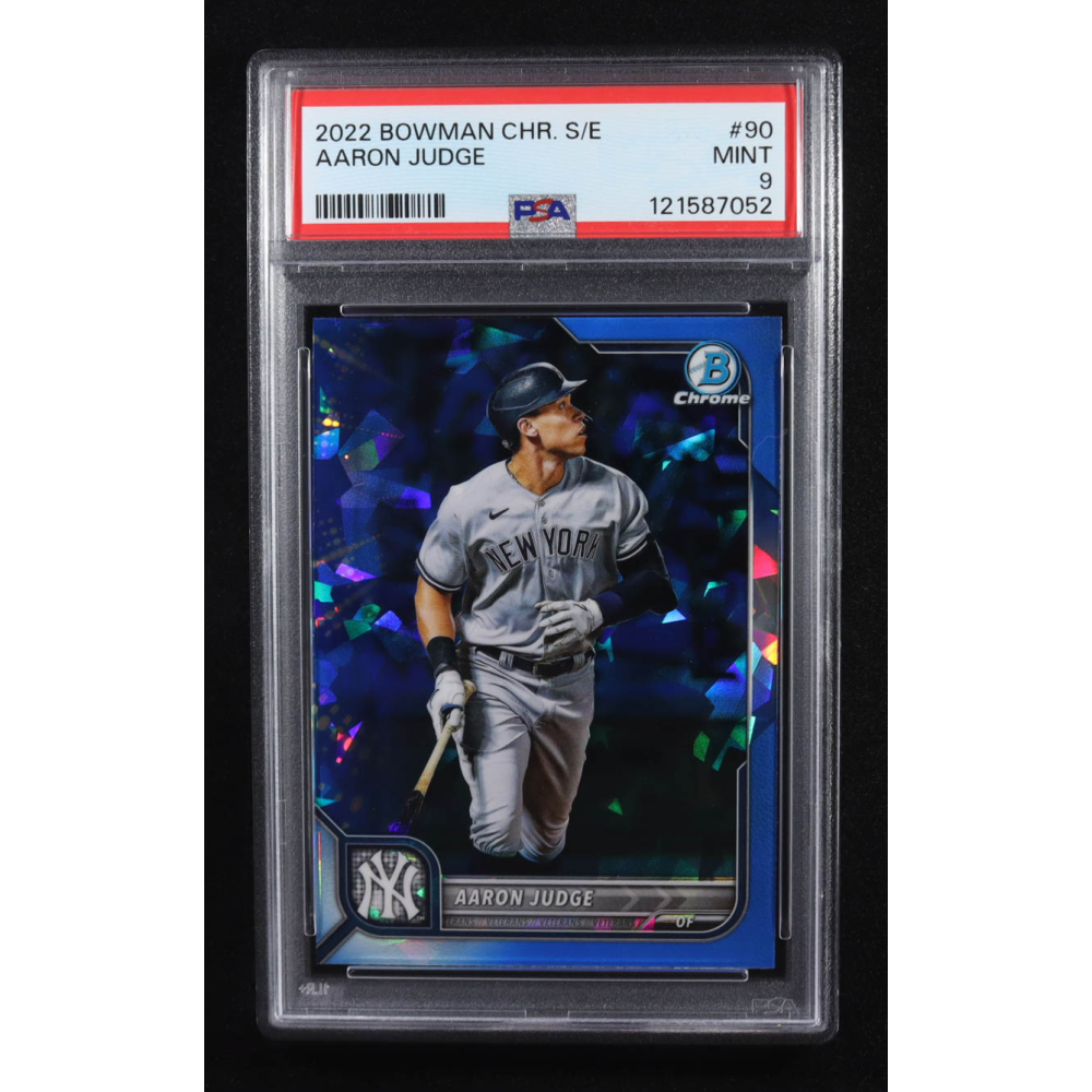 Aaron Judge 2022 Bowman Chrome Sapphire #90 (PSA 9) at PristineAuction.com
