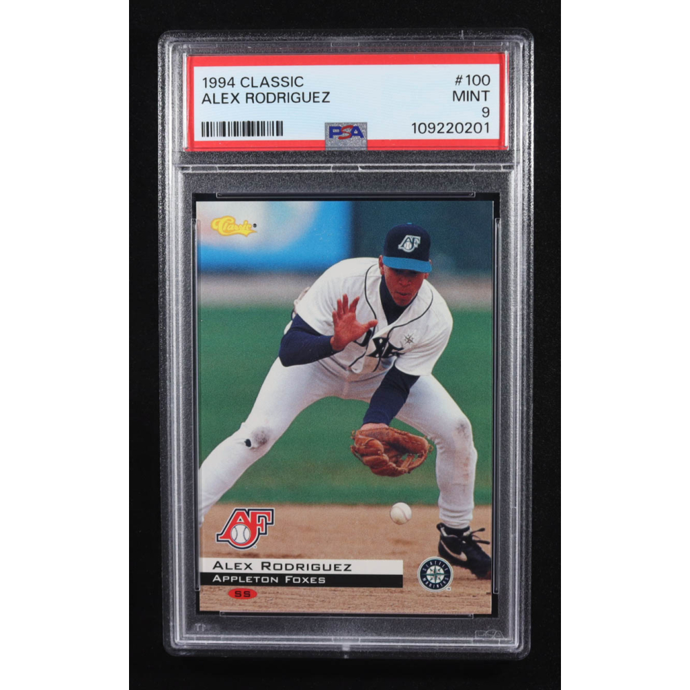 Alex Rodriguez 1994 Classic #100 RC (PSA 9) at PristineAuction.com